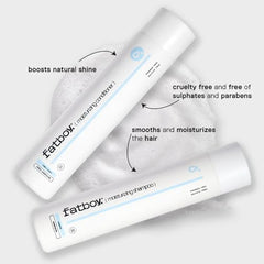 Close-up of quinoa in Fatboy Moisturizing Shampoo for nourishing amino acids.