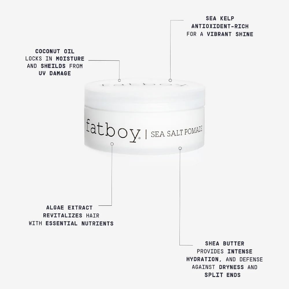Ingredients close-up: Sea Kelp and Algae Extract in Fatboy Pomade.