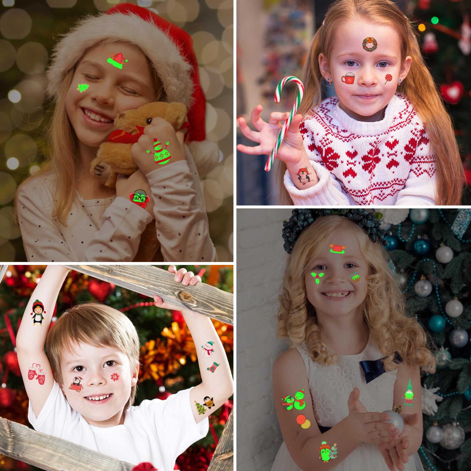FATHER.SON Christmas tattoos gift box image, versatile for crafts and gifts.