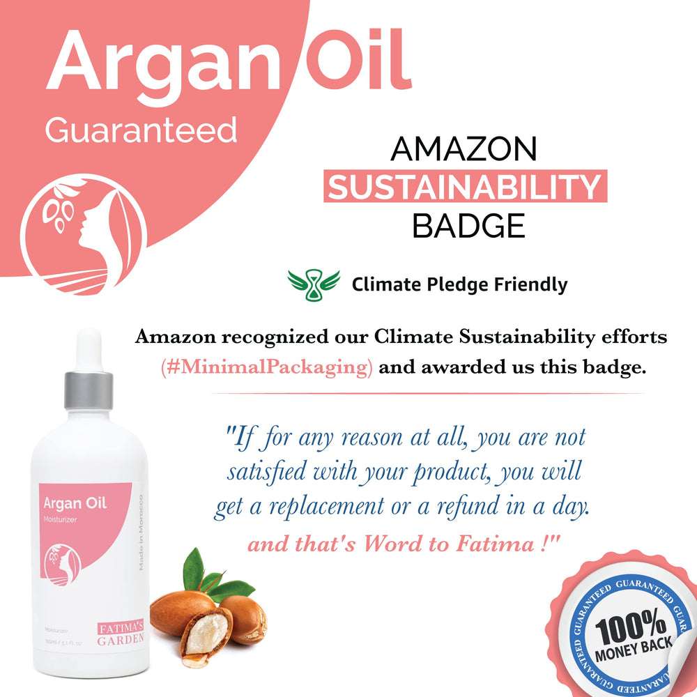 Hair shine from Fatima's Garden Argan and Oud Oil leave-in treatment