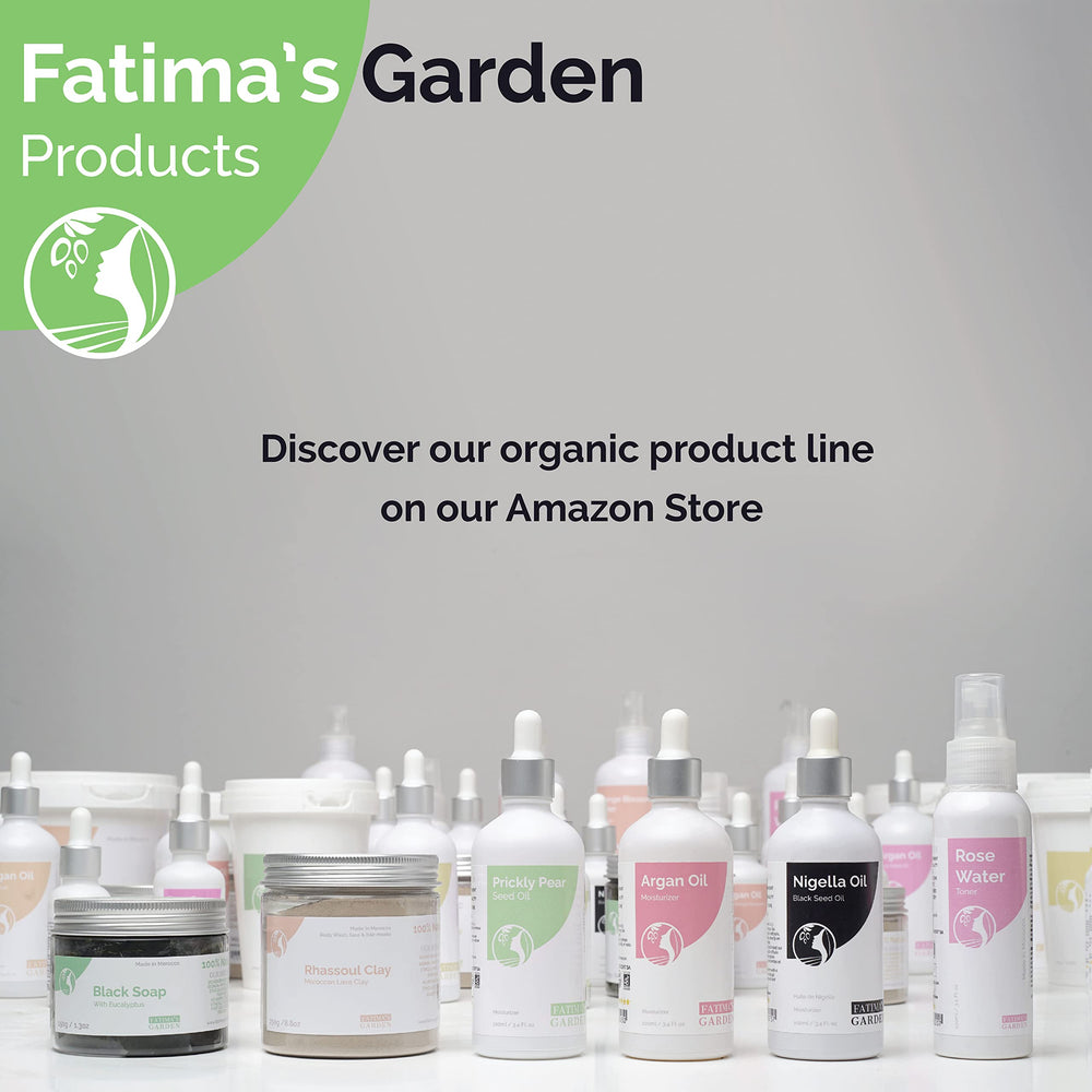 Fatima's Garden prickly pear seed oil ready for daily skincare routine.