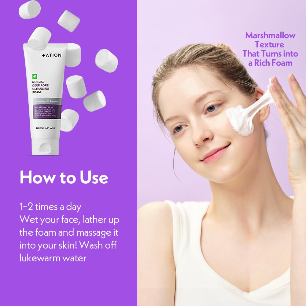 Fation Nosca9 17 amino acids blend supports skin during cleansing.