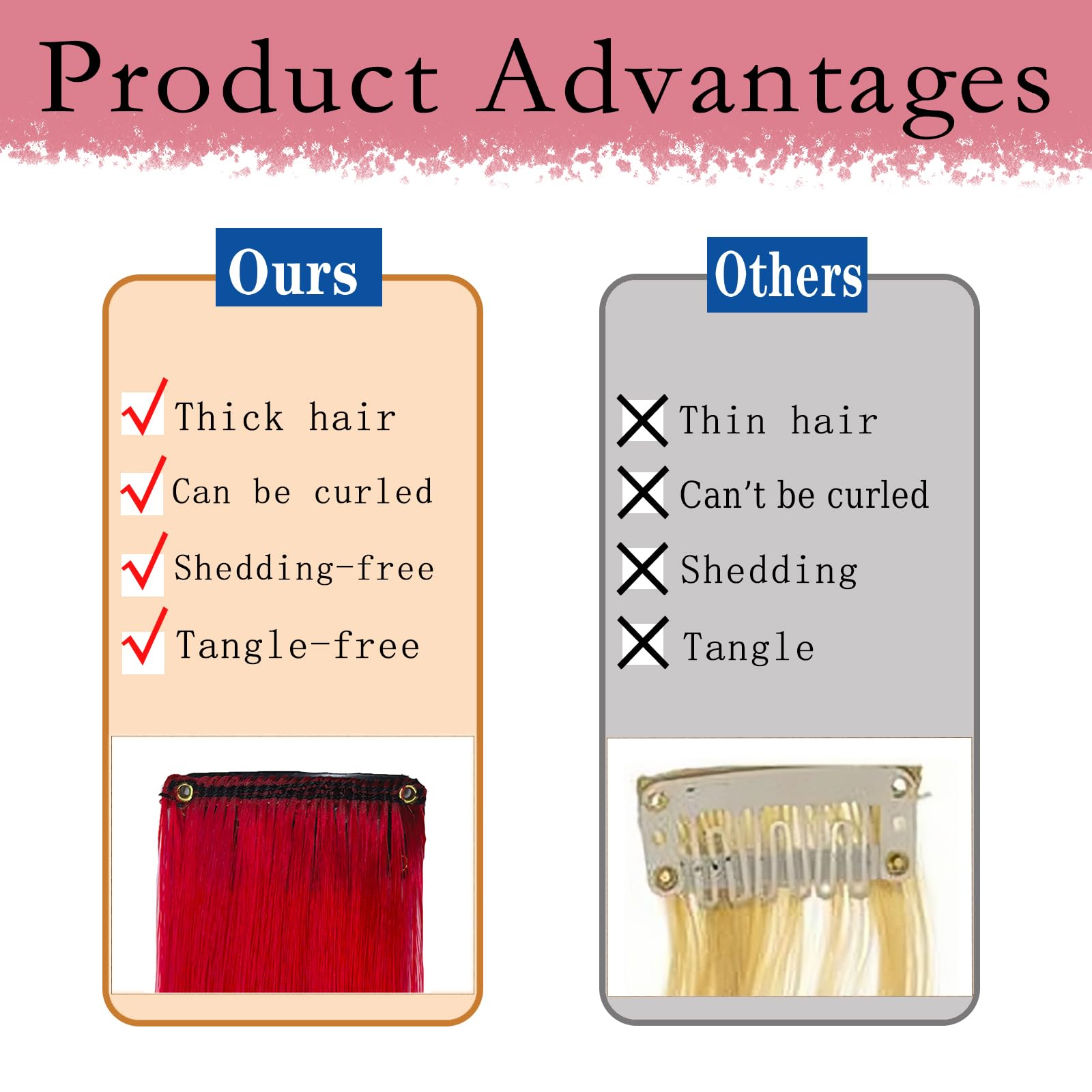 FAYDERS bright red color swatch display for versatile outfits.