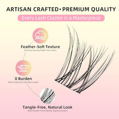 FayJoo 0.05mm invisible band lashes blend seamlessly with natural lashes