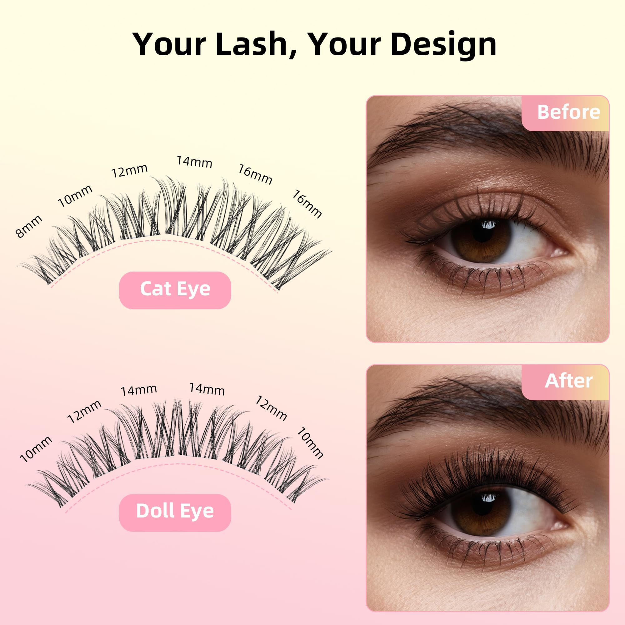 FayJoo lightweight lashes ensure comfortable all-day wear