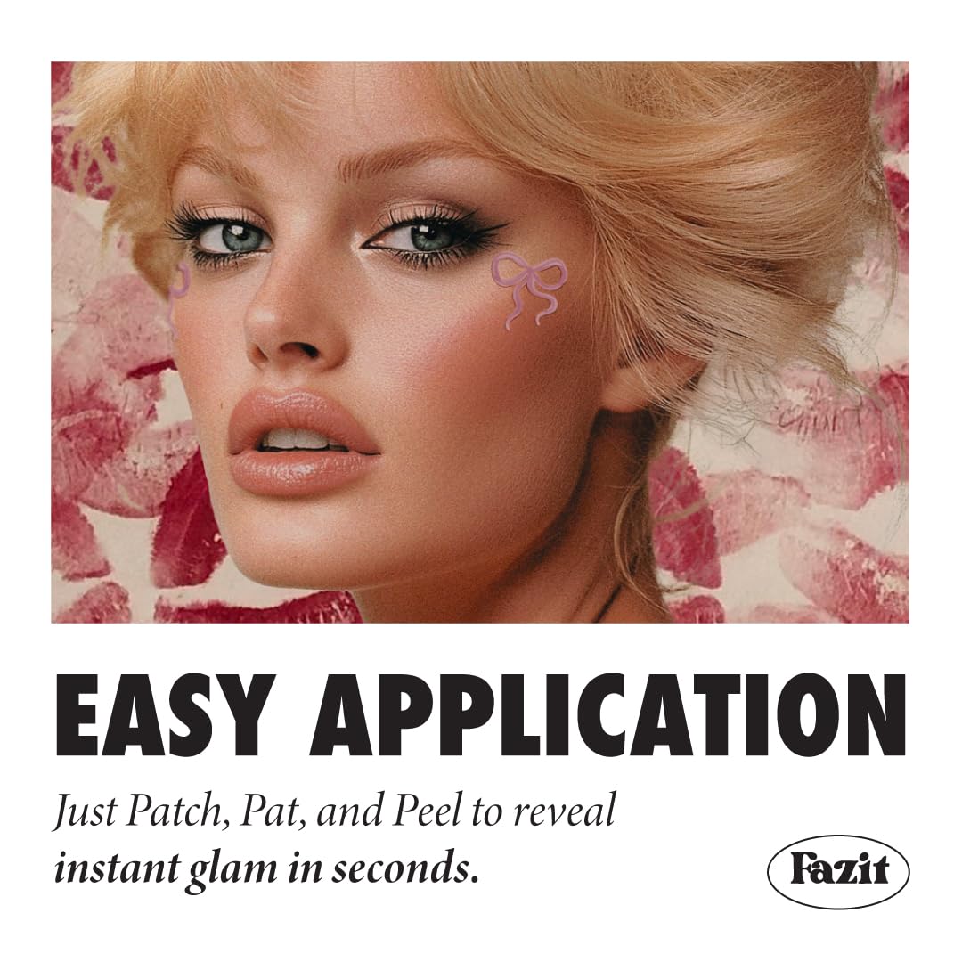 Fazit Waterproof Cupid Bow patch stays put through rain or splash.