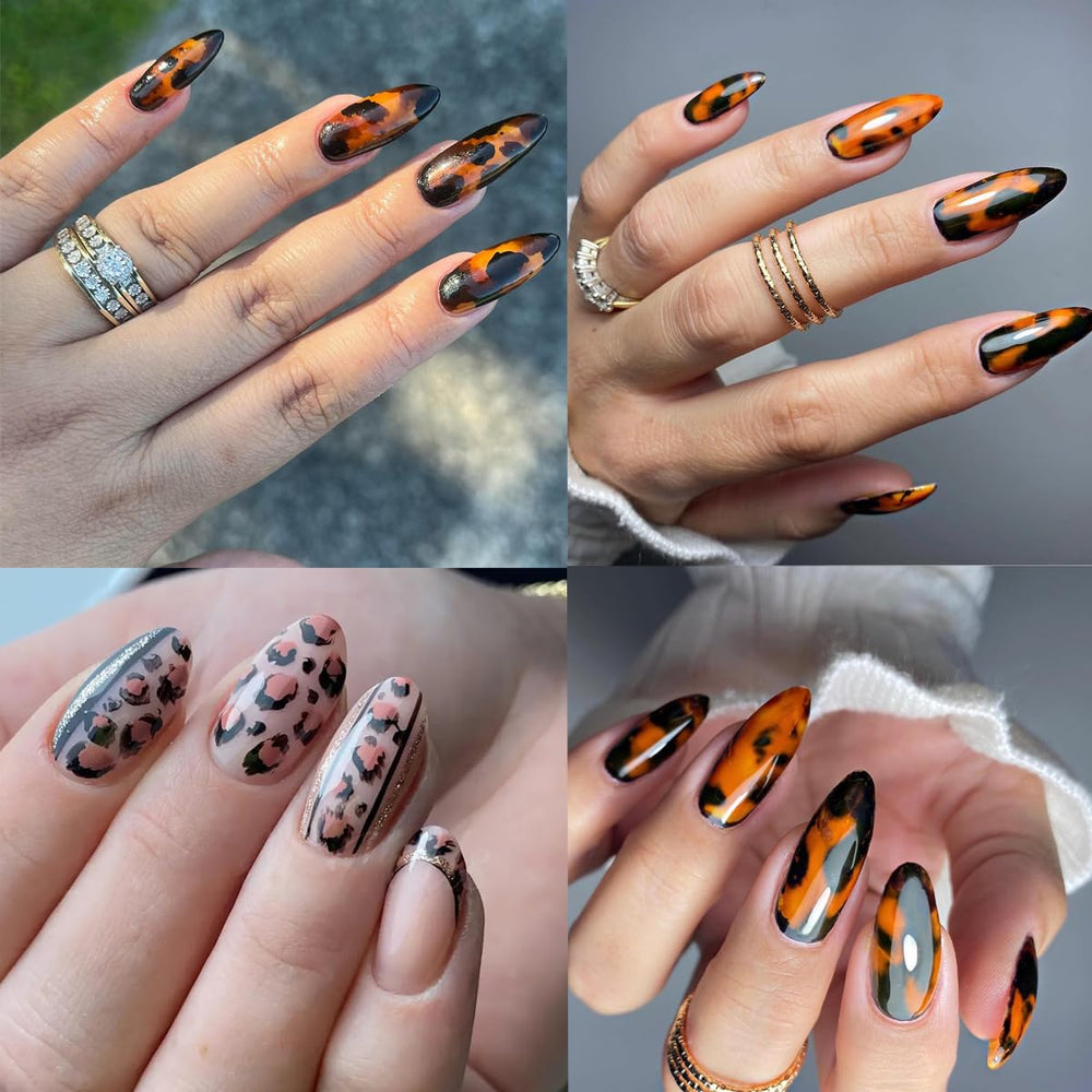 FBABFBUO 10pcs nail foil stickers set for versatile designs