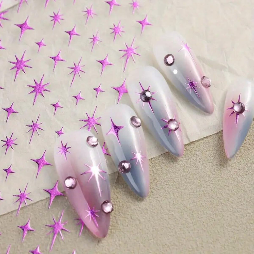 FBABFBUO 5D self-adhesive decals deliver quick mess-free nail art
