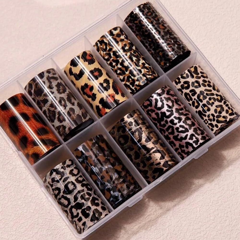 FBABFBUO easy-apply nail foil stickers for fast nail art