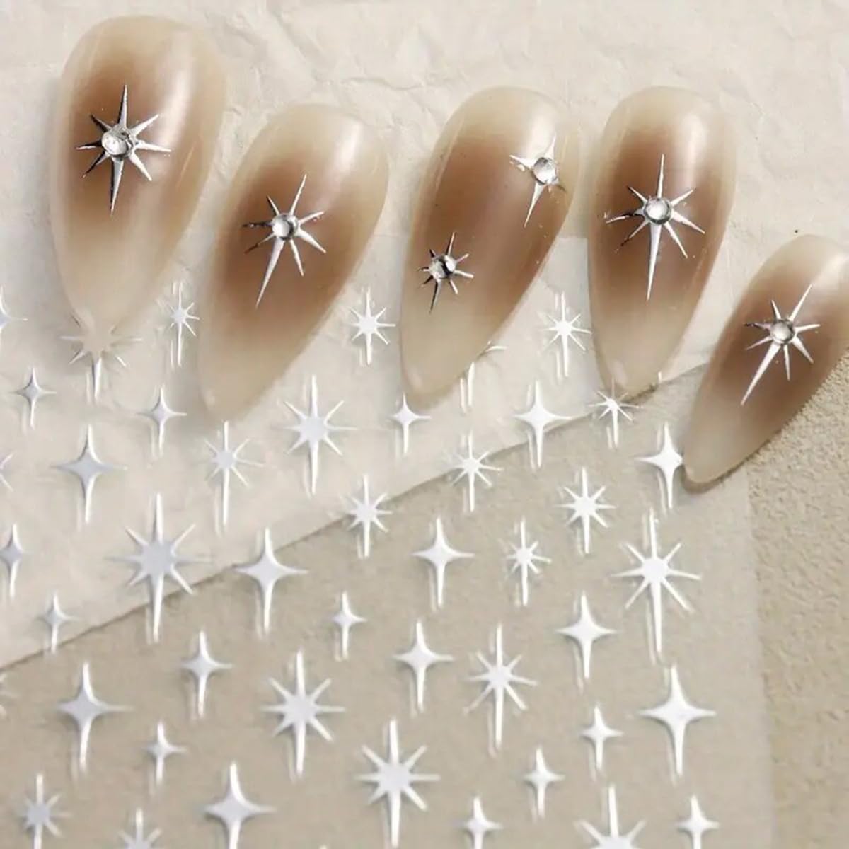 FBABFBUO skin-friendly materials used in star nail stickers