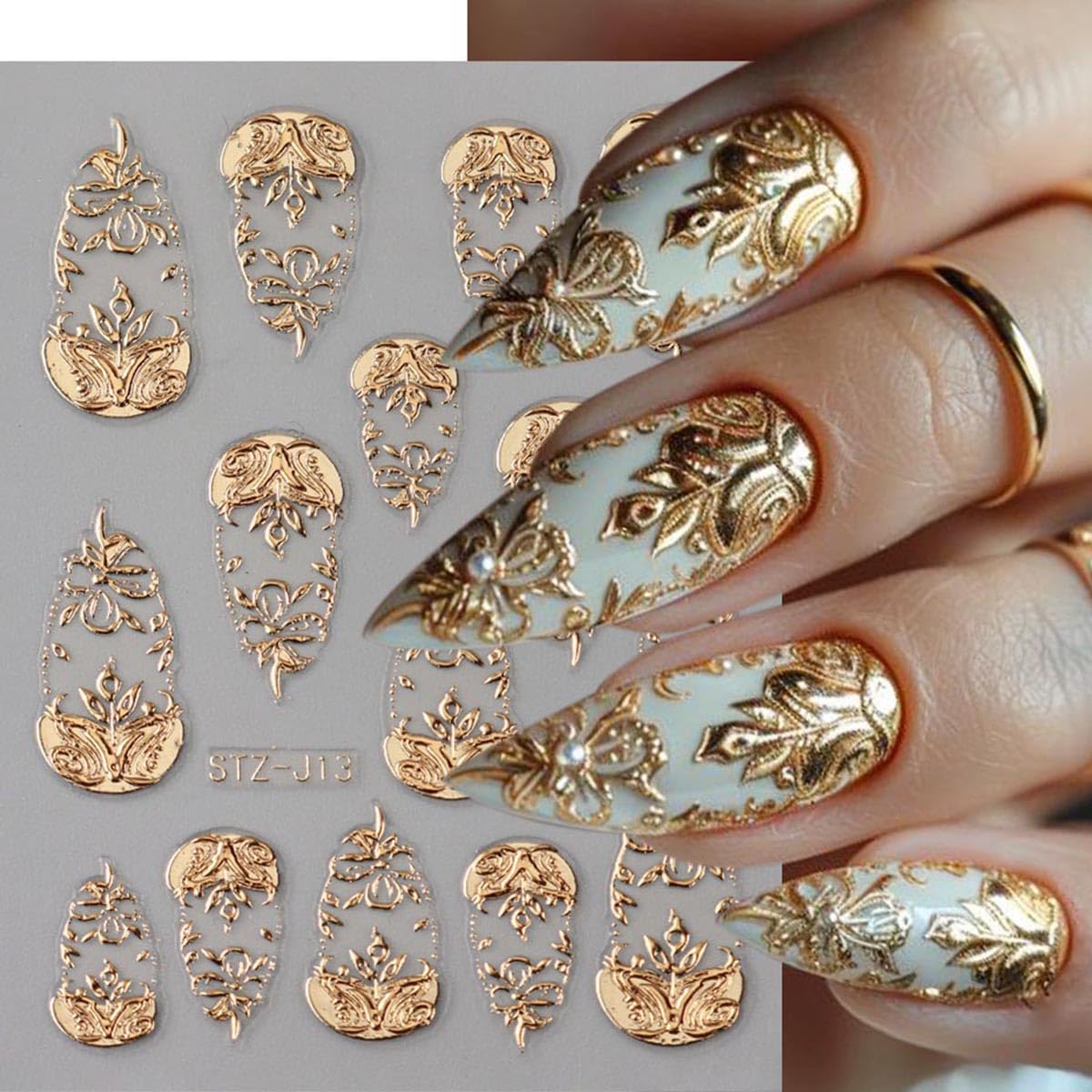 FBABFBUO summer design nail sliders for a chic seasonal look