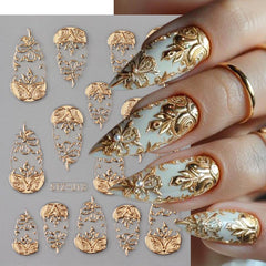 FBABFBUO summer design nail sliders for a chic seasonal look