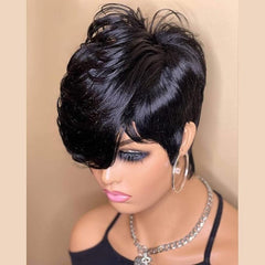 FCHW-wig heat-resistant synthetic fiber maintains style through daily activities