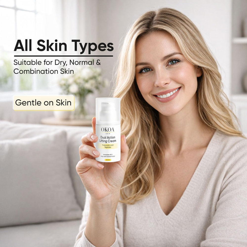 FCNVCX OKOA SKIN easy daily routine integration for morning and night.