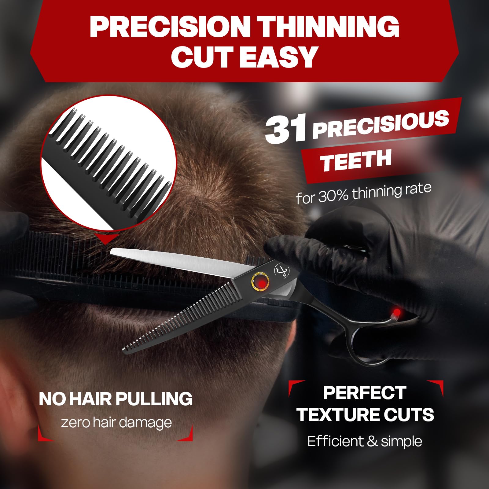 Fcoget offset-handle design closeup reduces wrist fatigue during long cutting sessions