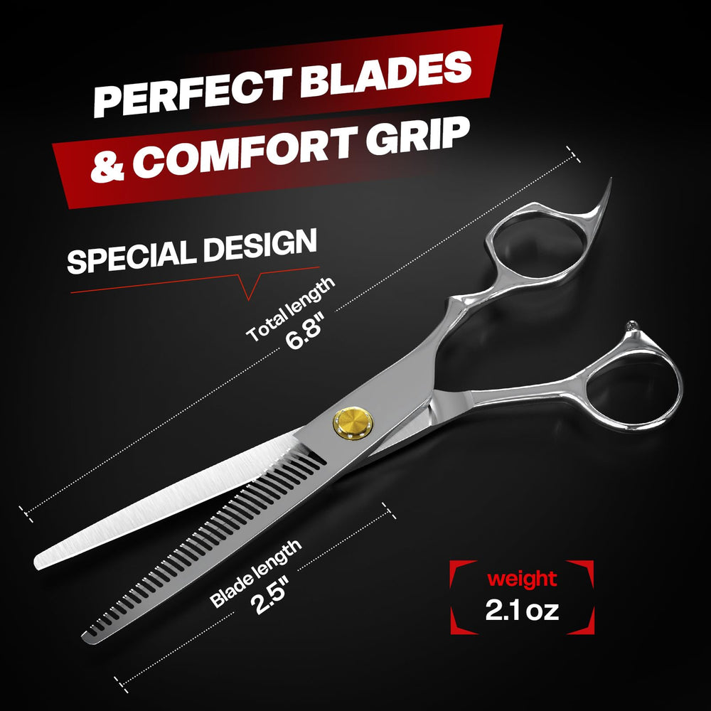 Fcoget thinning shears 31-tooth teeth for smooth layered cuts