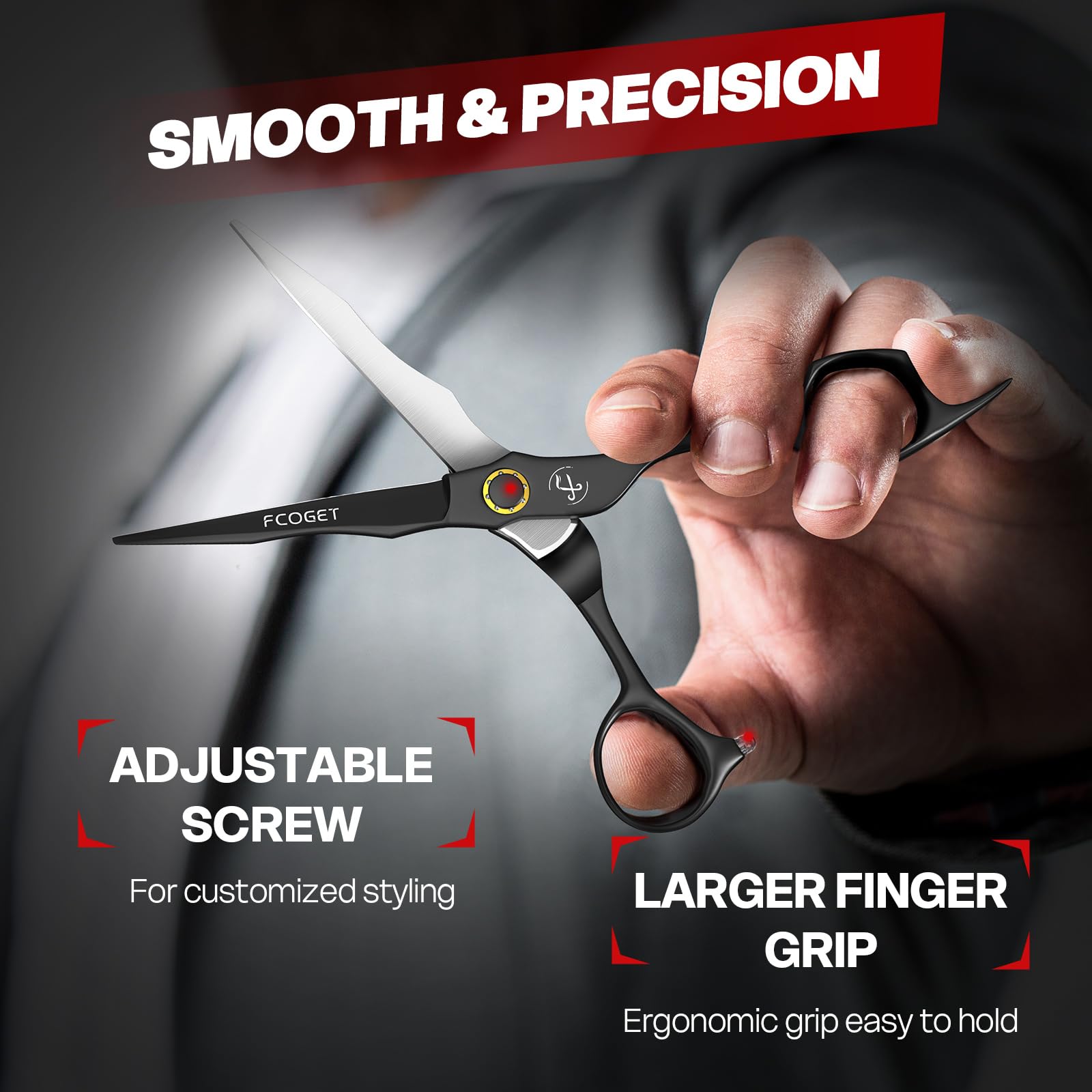 Fcoget weighted finger inserts closeup minimize hand strain for extended styling