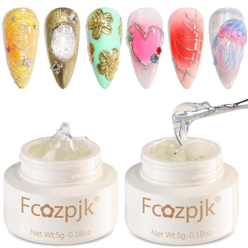 Fcozpjk 3D chrome gel clear, ideal base for chrome powder finish.