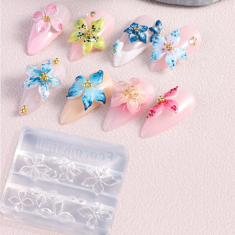 Fcozpjk 3D nail art sculpting with builder gel.