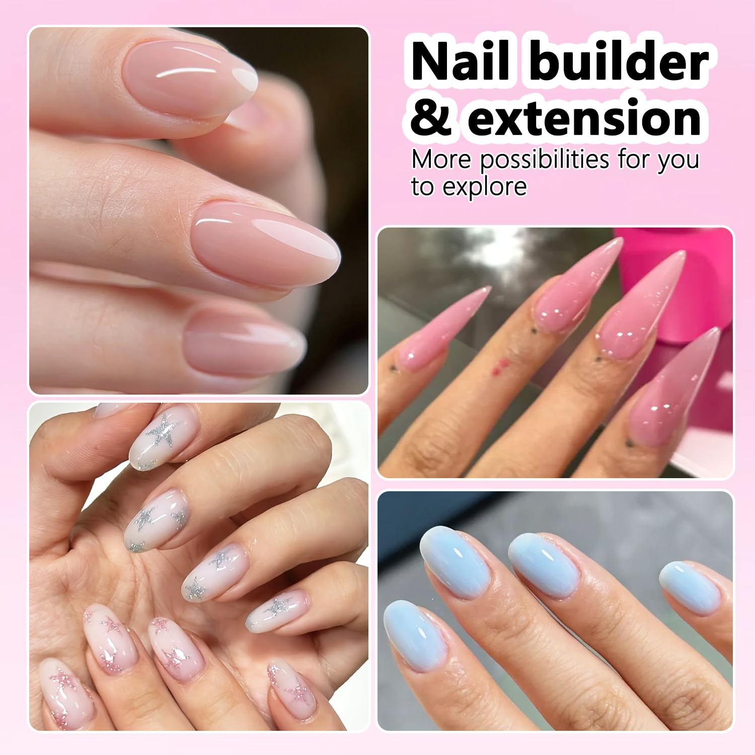 Fcozpjk dual nail forms for extensions and shaping control