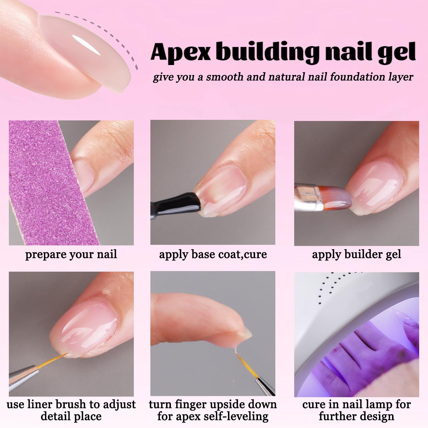 Fcozpjk UV/LED curing with low heat for comfortable nails