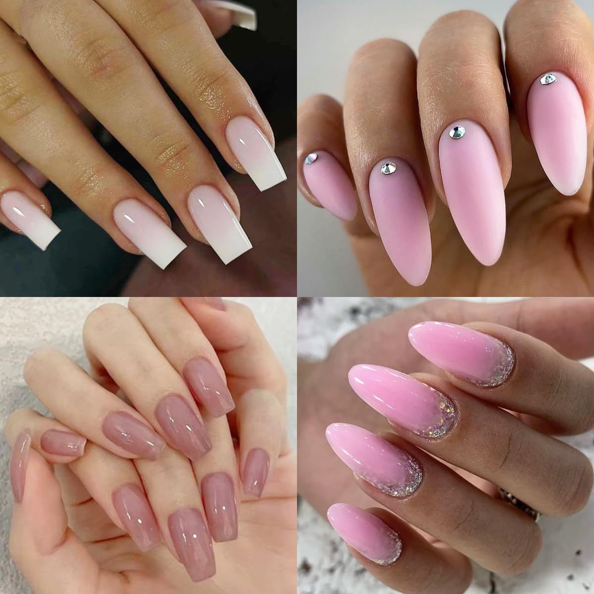 Fcozpjk 60 dual nail forms with 12 sizes