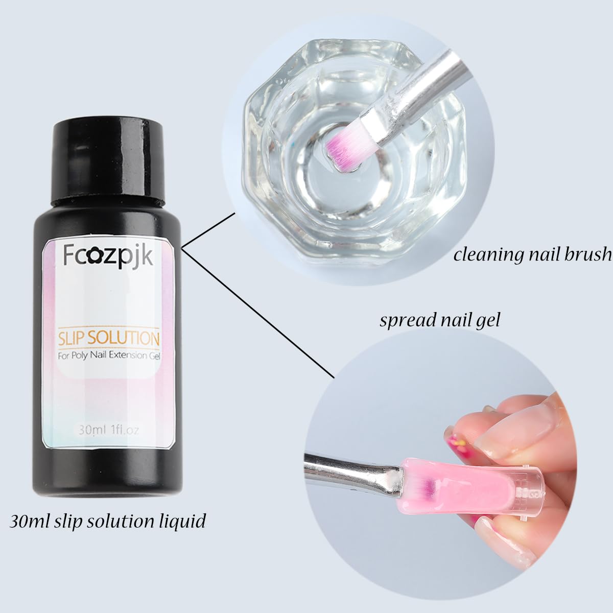 Fcozpjk dual nail forms for customizable extension sizes