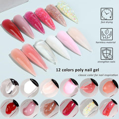Fcozpjk home nail-extension setup enables easy DIY long nails