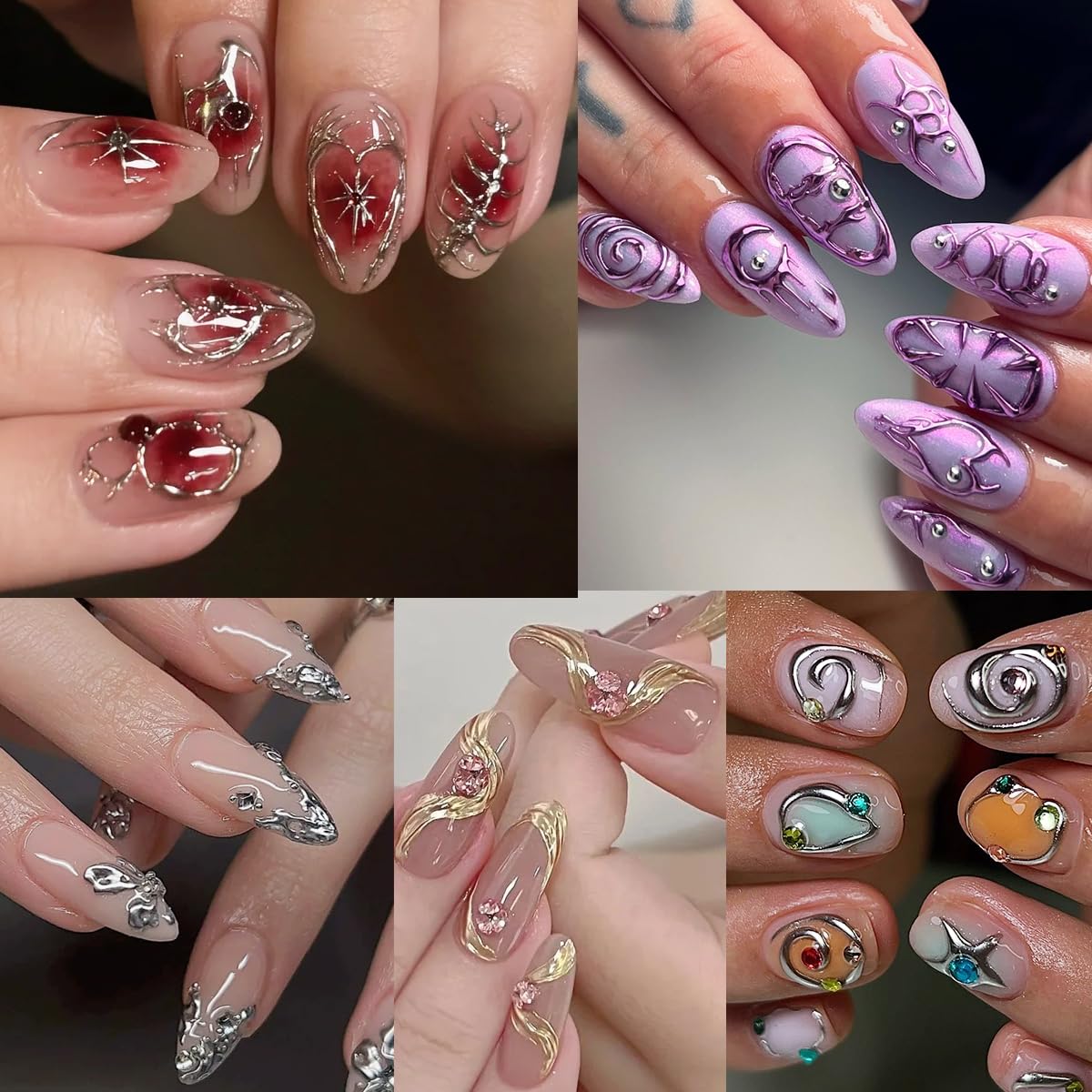 Fcozpjk home salon manicure kit for versatile nail art projects.