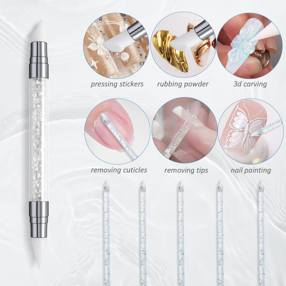 Fcozpjk ideal no-stick hand builder gel for clean sculpting.
