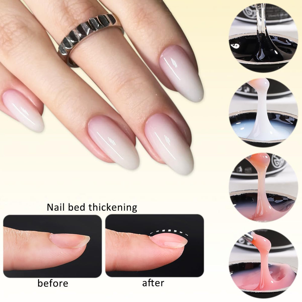 Fcozpjk Nude Pink gel complements many skin tones