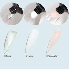 Fcozpjk poly extension gel kit pink for subtle everyday nails