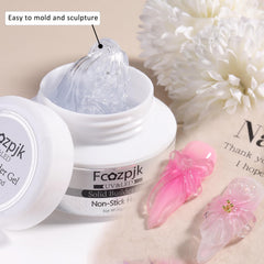 Fcozpjk silicone carving pen—precise 3D nail details.