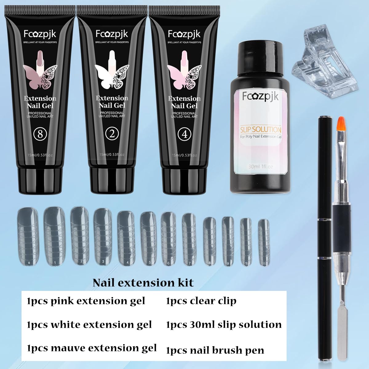 Fcozpjk Slip Solution 30ml aids smooth gel application