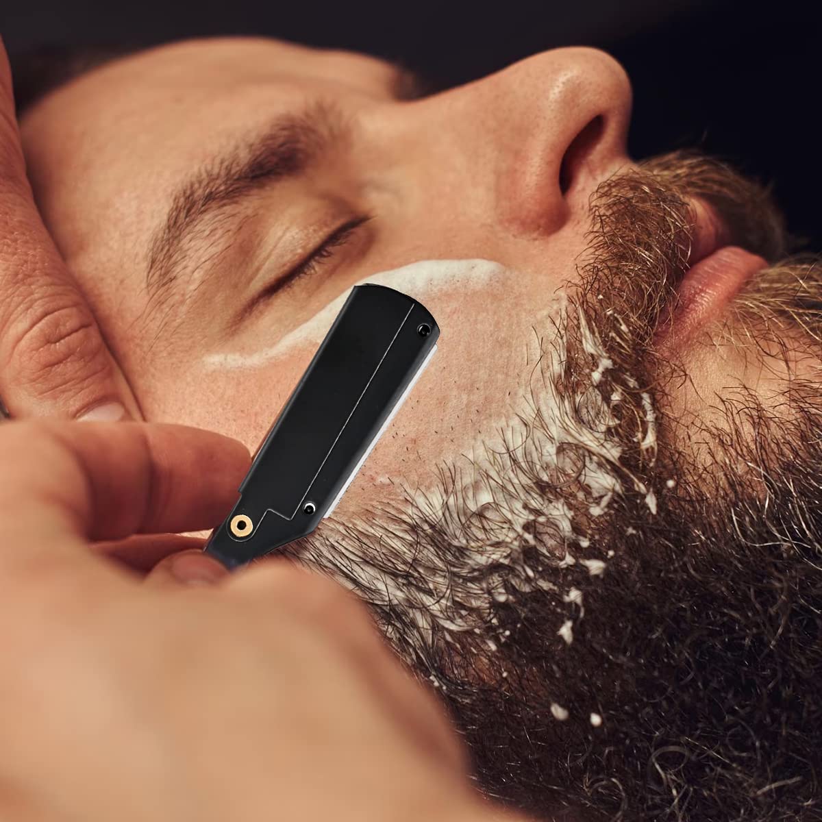 Fcysy adjustable screw barber scissors enables customizable tension and control