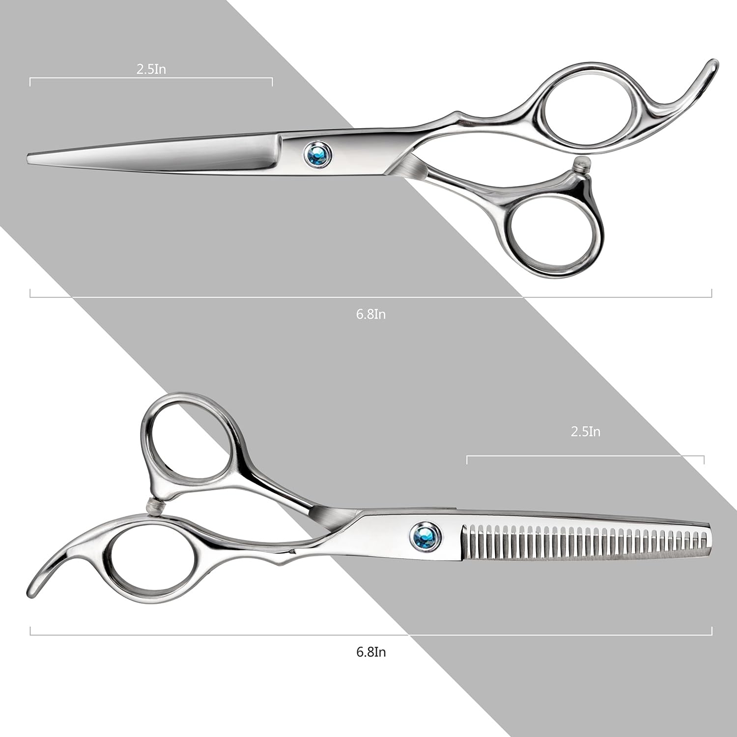 Fcysy adjustable screw on scissors for customizable tension control