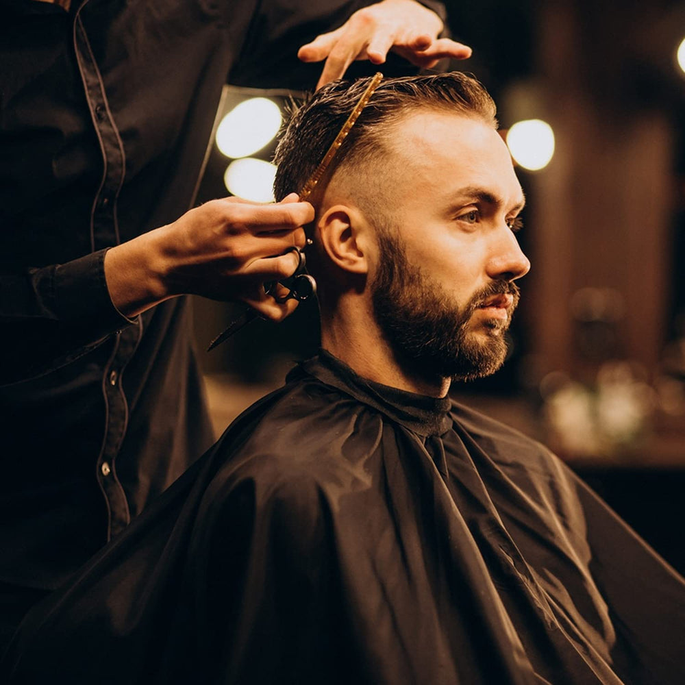 Fcysy cape de coiffure professionnelle pour protéger les vêtements.