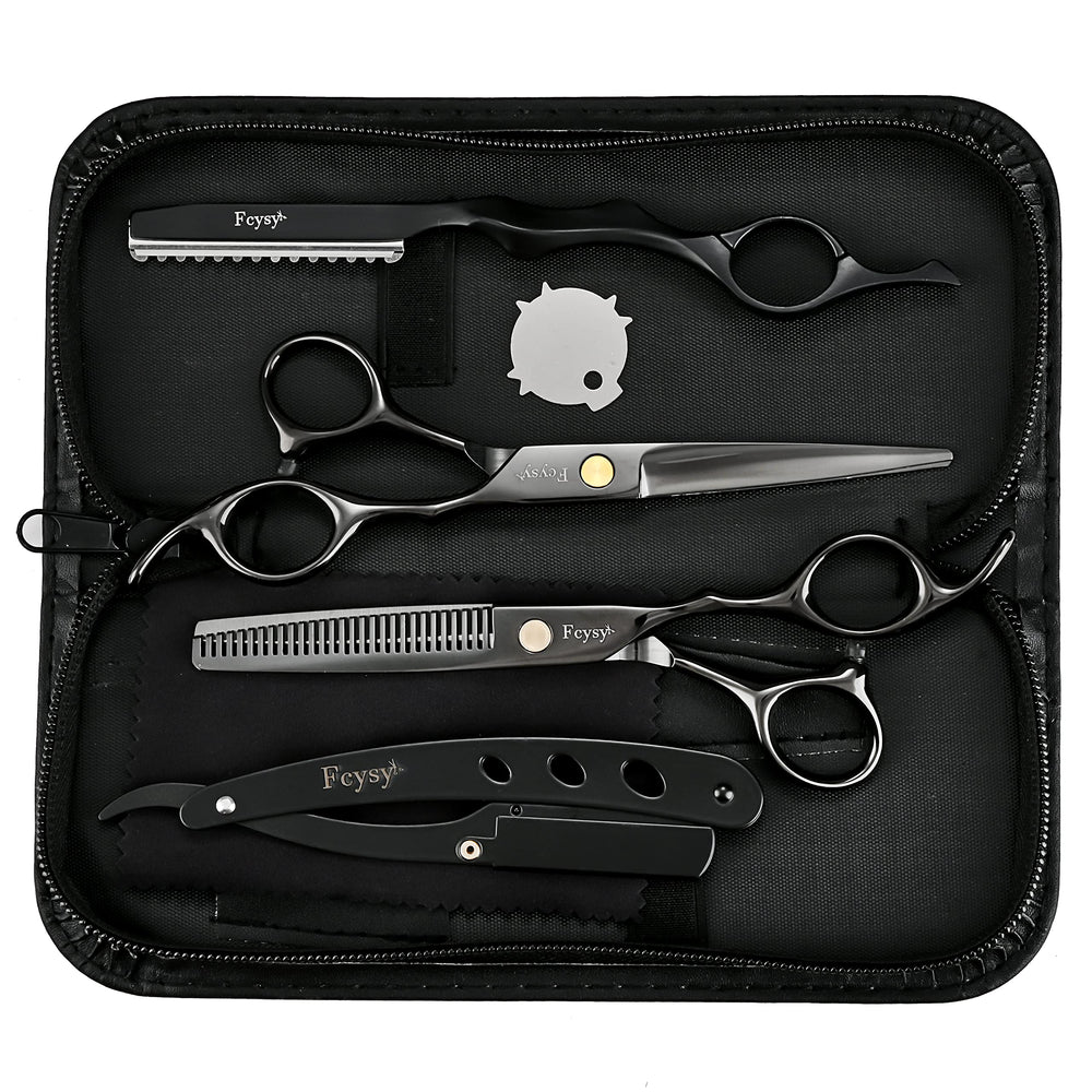Fcysy comb helps detangle and section hair during trims.