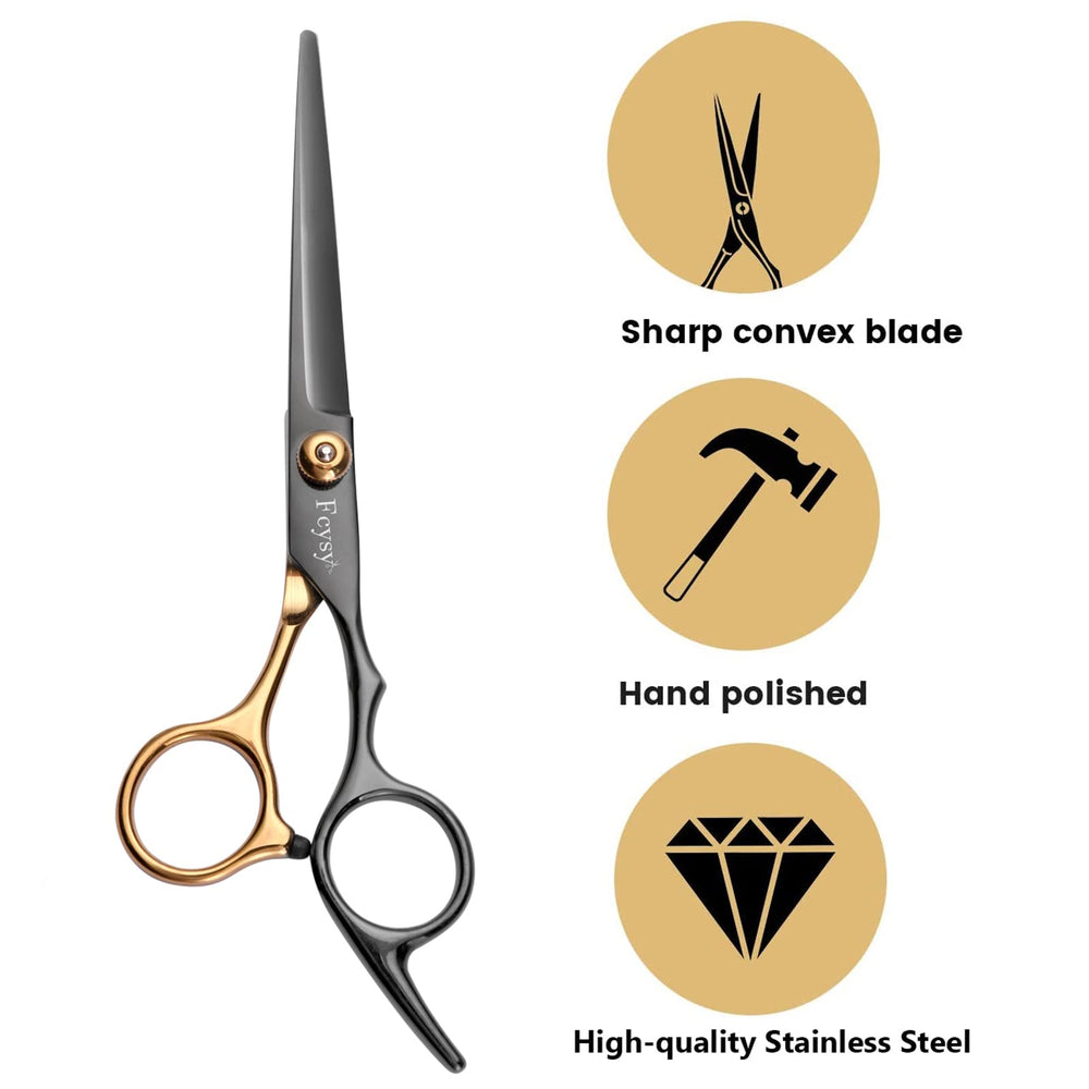 Fcysy eyebrow nose hair scissors for quick grooming and detail work