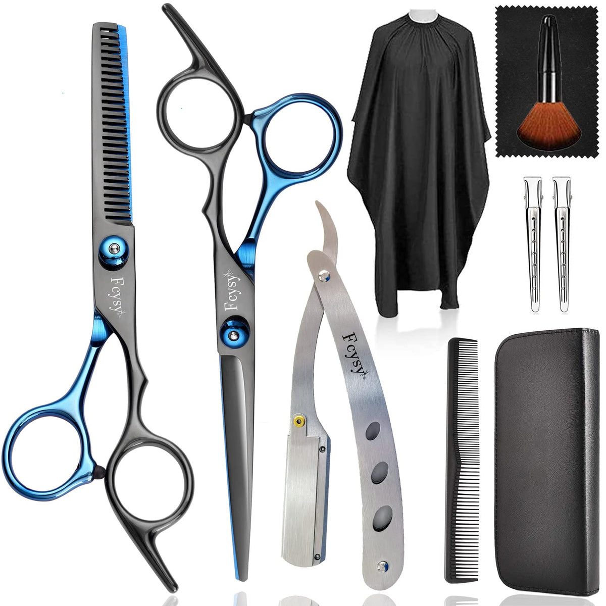 Fcysy hair cutting scissors 6-inch blades for precise trimming