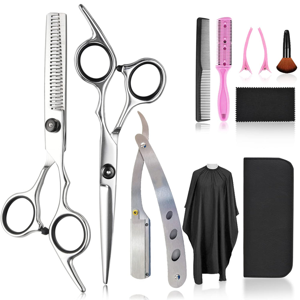 Fcysy professional hair scissors 6-inch blades for precise home cuts