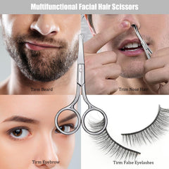 Fcysy straight edge razor with blade for clean lines and shaving precision