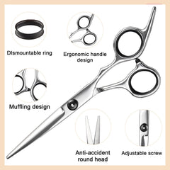 Fcysy straight edge razor included for crisp, defined finishing lines
