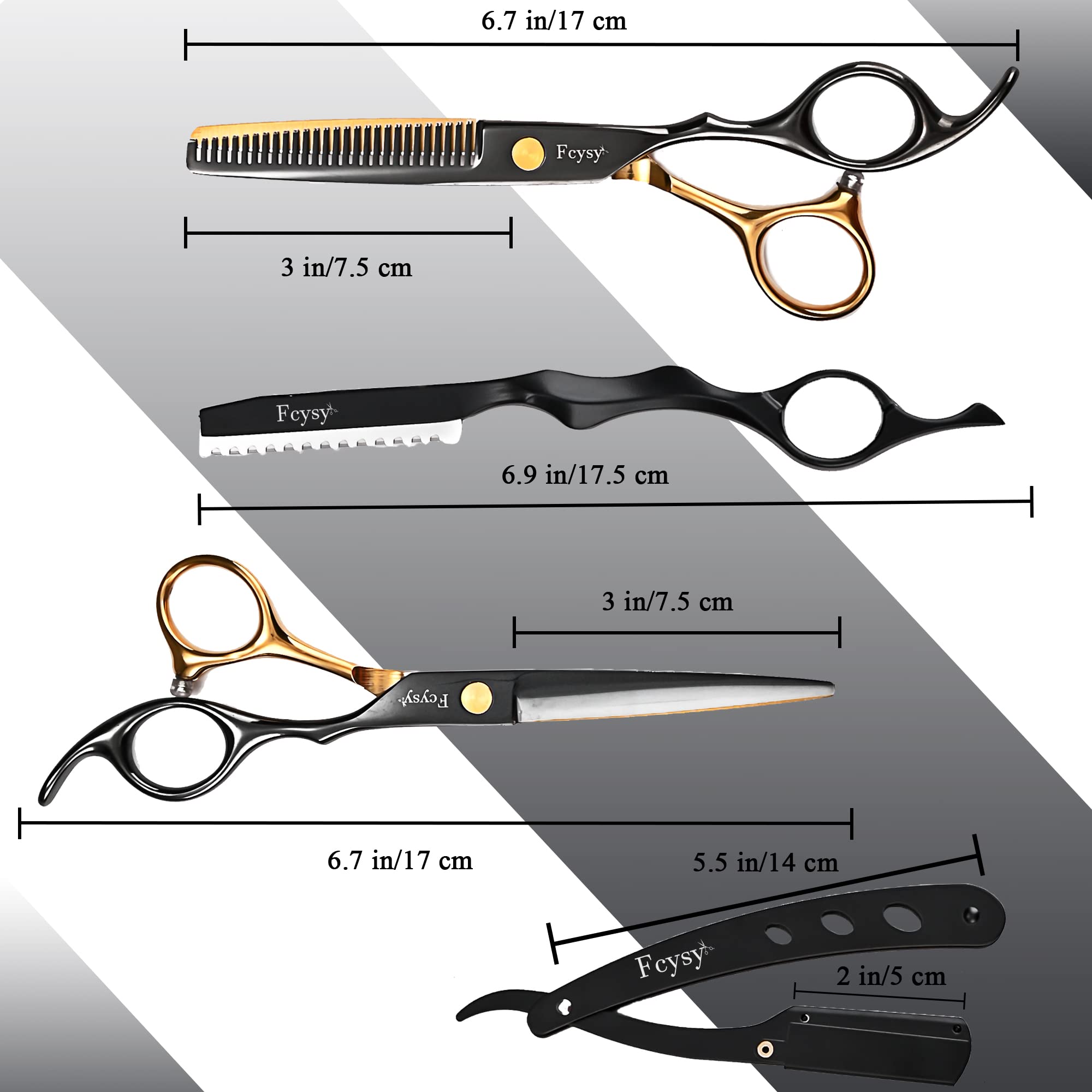 Fcysy texturizing razor close-up for versatile hair texture creation