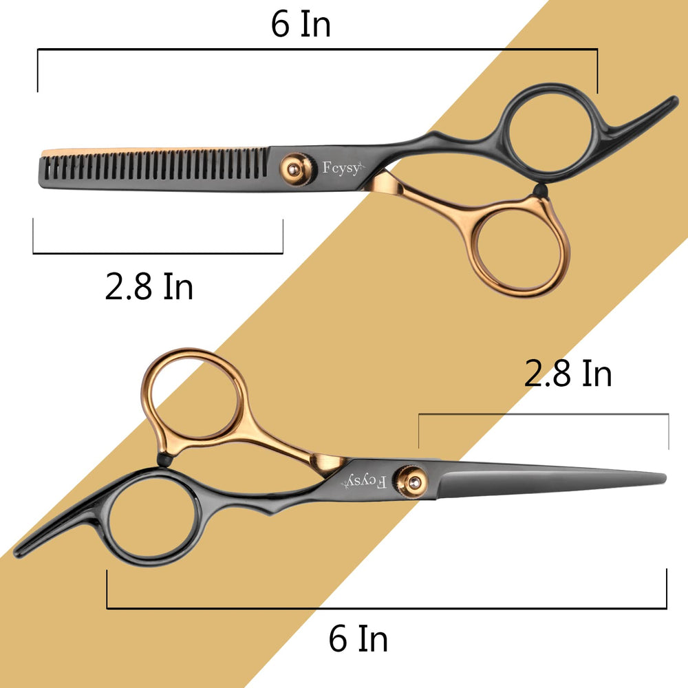 Fcysy thinning shears for seamless texture and soft blending