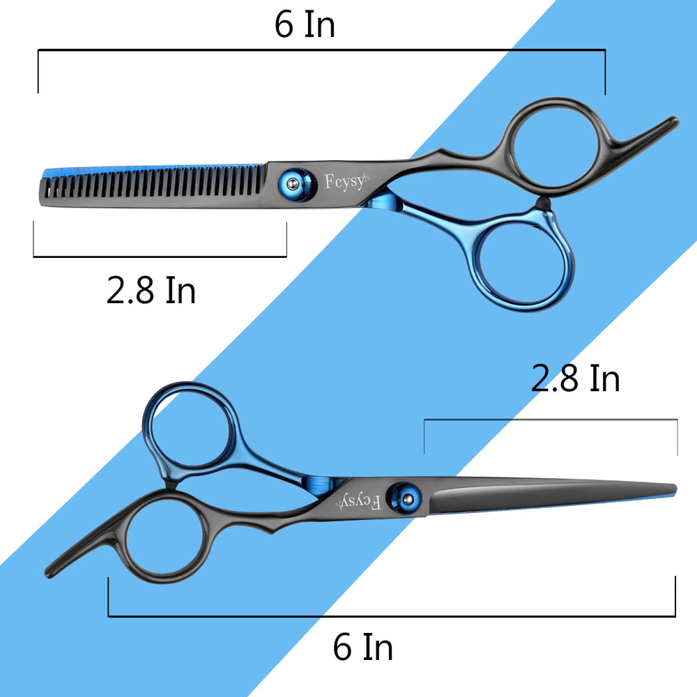 Fcysy thinning shears for natural texture and smooth blends