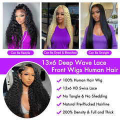 FDSAFEF Brazilian virgin hair wig showcases full density and natural luster.