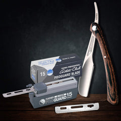 Feather Artist Club ProGuard blades cartridge dispenser enables easy insertion and disposal.