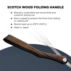 Feather Artist Club SS Wood folding razor blade replacement action demonstrates quick one-touch changes
