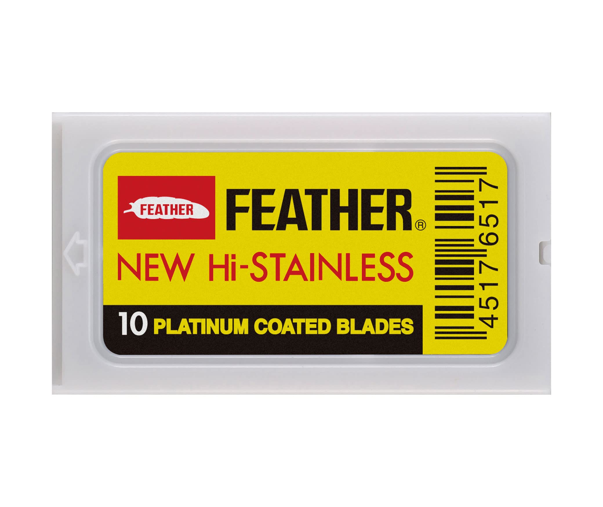 Feather brand heritage image emphasizing eight decades of quality shaving blades.
